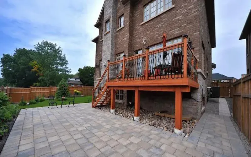 cedar-deck-off-brick-paver-patio