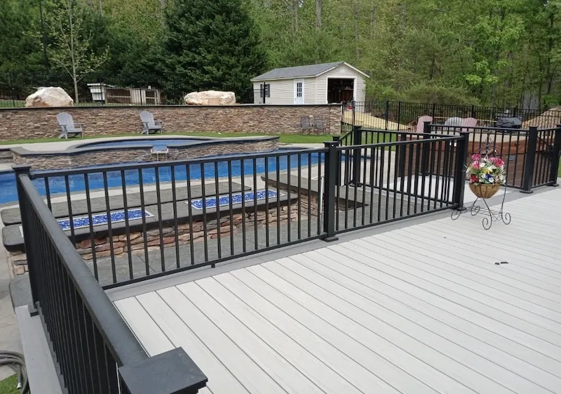 new composite deck in Hickory-4